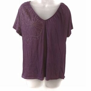 Mossimo‎ Top Front and Back V Purple